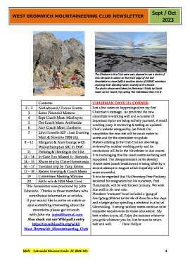 Sept / Oct 2023 Newsletter